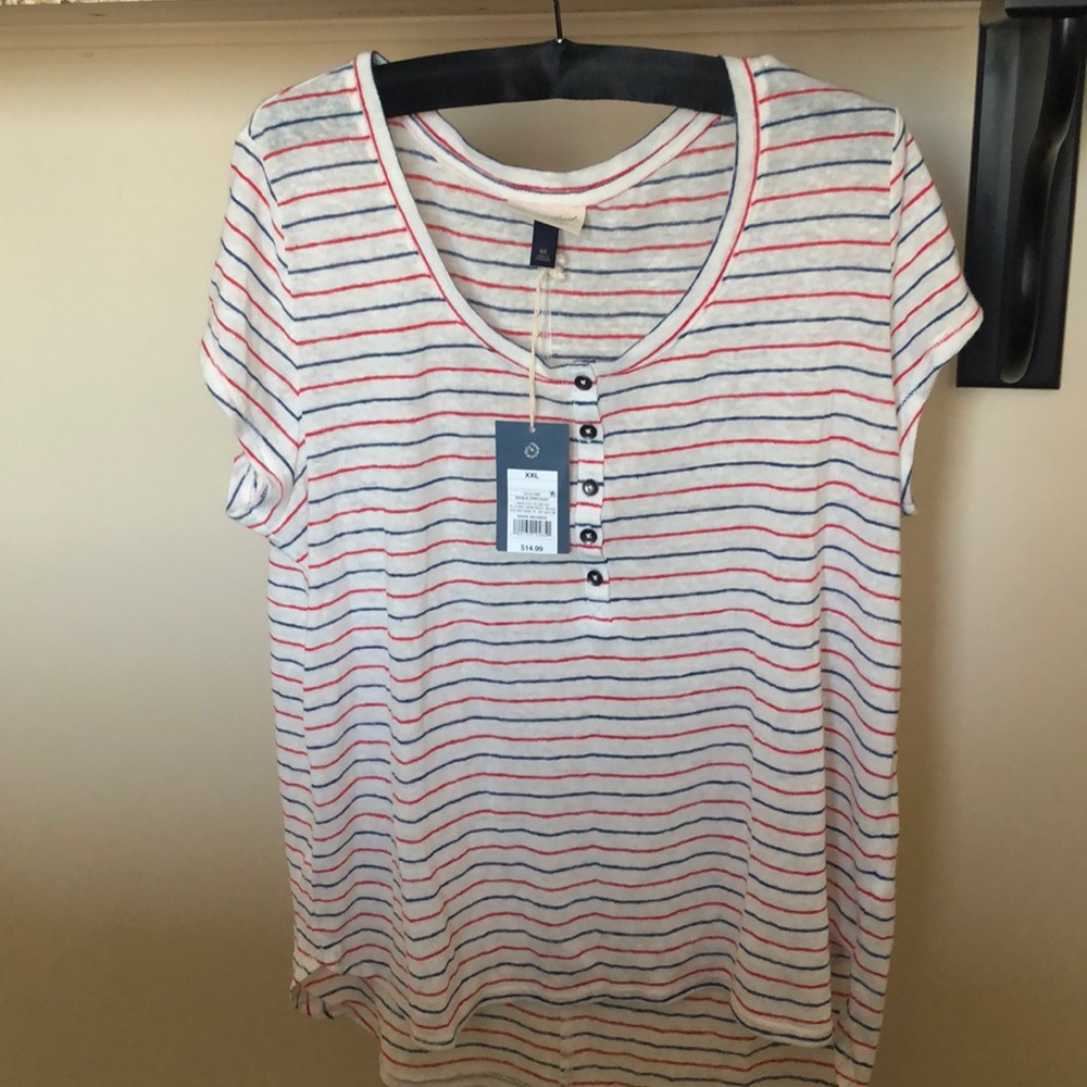 Universal Thread Striped Henley - Picture 2 of 6